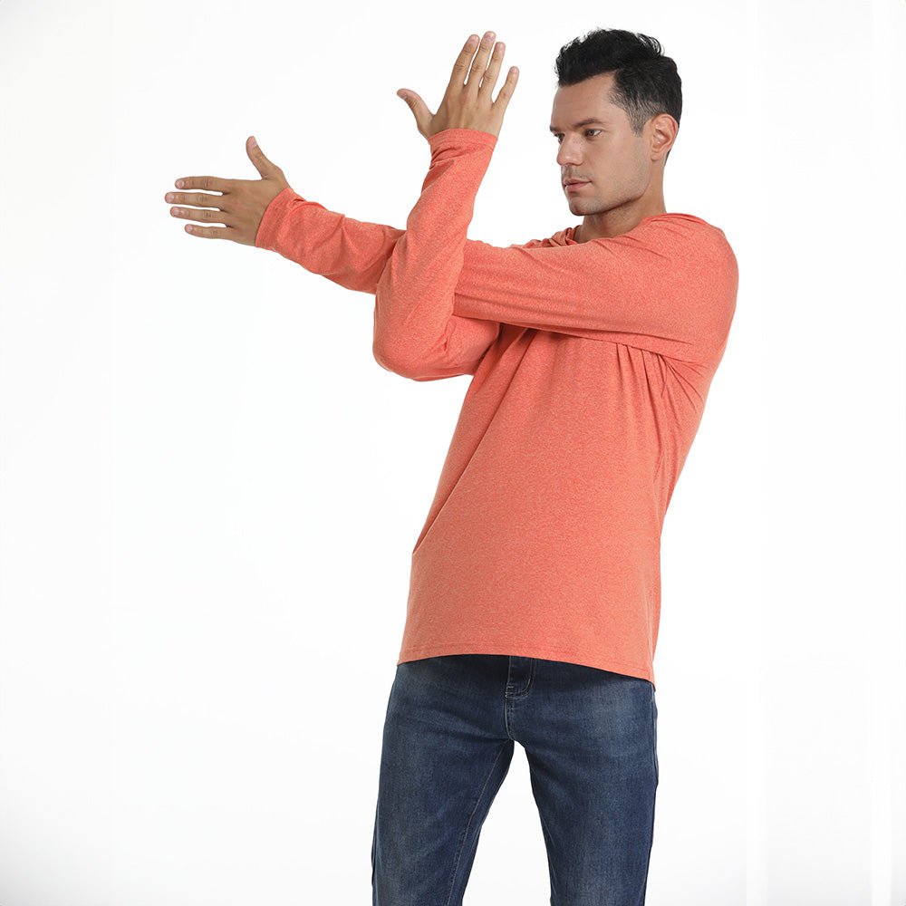 Men's Hooded UPF 50+ Sun Protection Sherpa Fishing Shirt - MAGCOMSEN