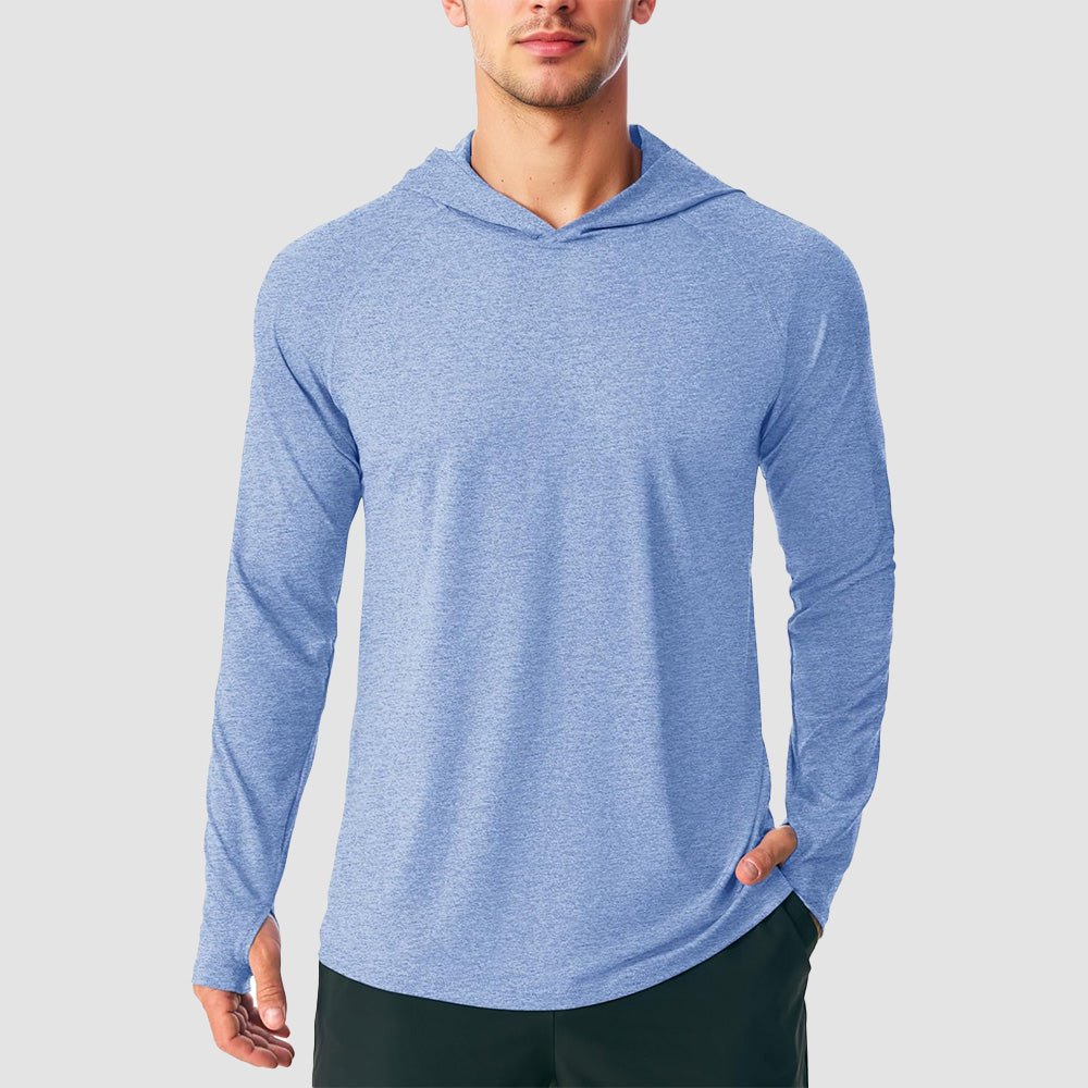 Men's Hooded UPF 50+ Sun Protection Sherpa Fishing Shirt - MAGCOMSEN