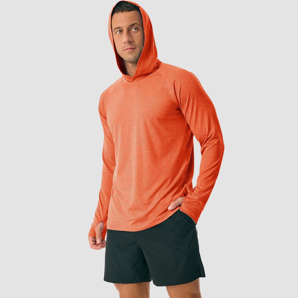 Men's Hooded UPF 50+ Sun Protection Sherpa Fishing Shirt - MAGCOMSEN