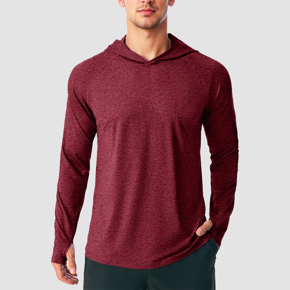 Men's Hooded UPF 50+ Sun Protection Sherpa Fishing Shirt - MAGCOMSEN