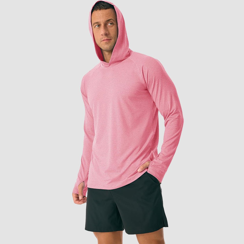 Men's Hooded UPF 50+ Sun Protection Sherpa Fishing Shirt - MAGCOMSEN