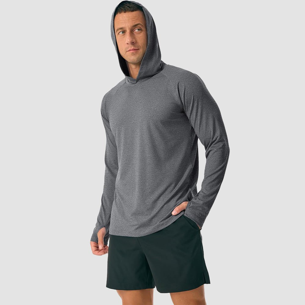 Men's Hooded UPF 50+ Sun Protection Sherpa Fishing Shirt - MAGCOMSEN