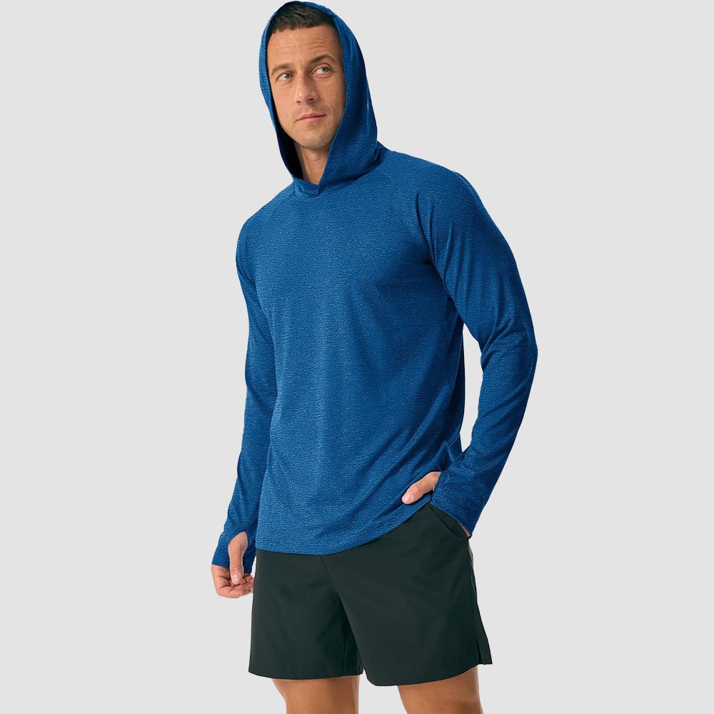 Men's Hooded UPF 50+ Sun Protection Sherpa Fishing Shirt - MAGCOMSEN