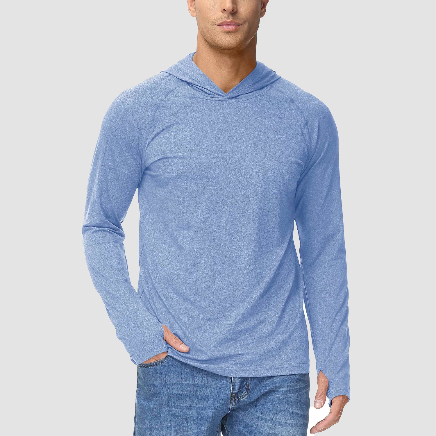 Men's Hooded UPF 50+ Sun Protection Sherpa Fishing Shirt - MAGCOMSEN