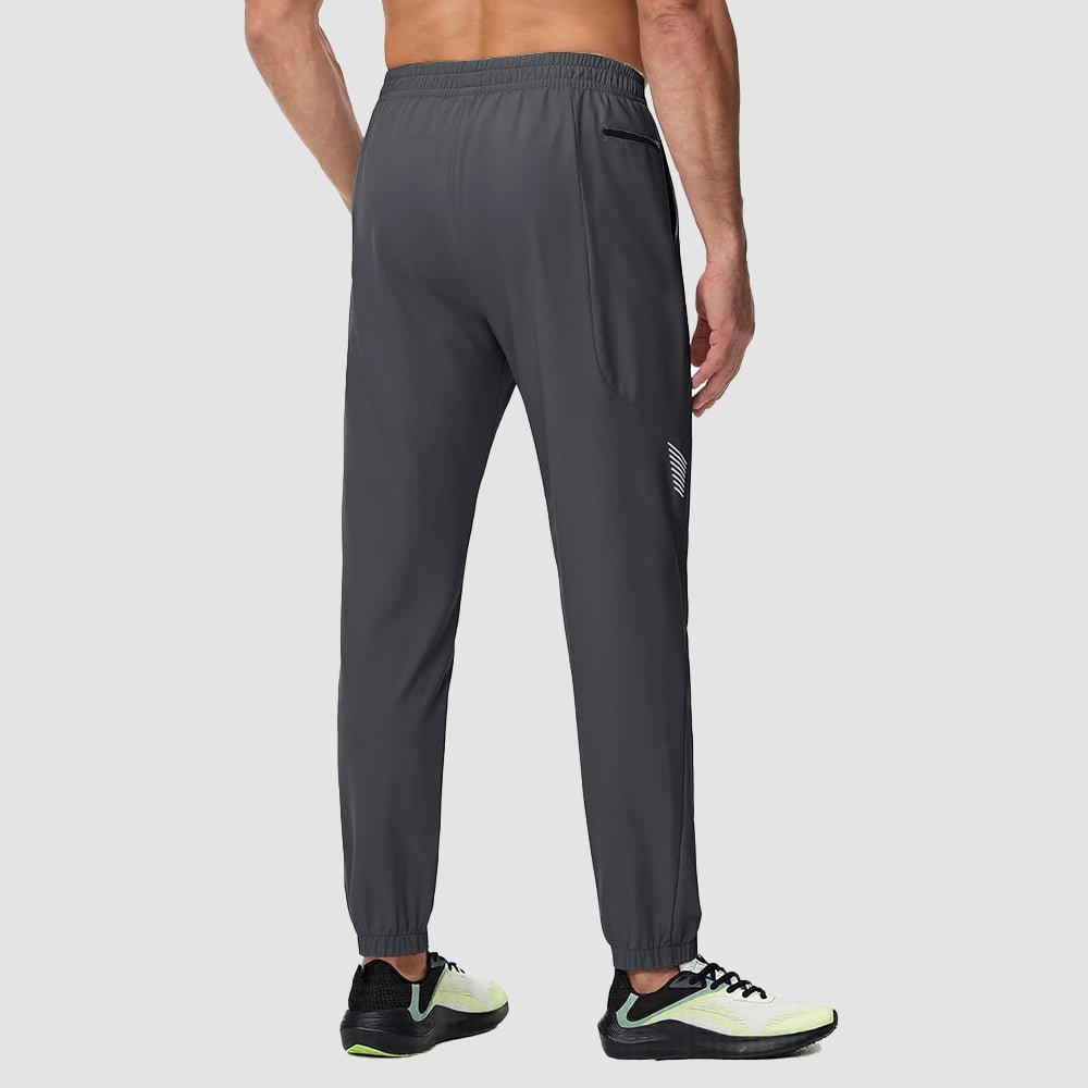 Dark Grey Men's Lightweight Hiking Pants Quick Dry UPF 50+ Joggers - MAGCOMSEN