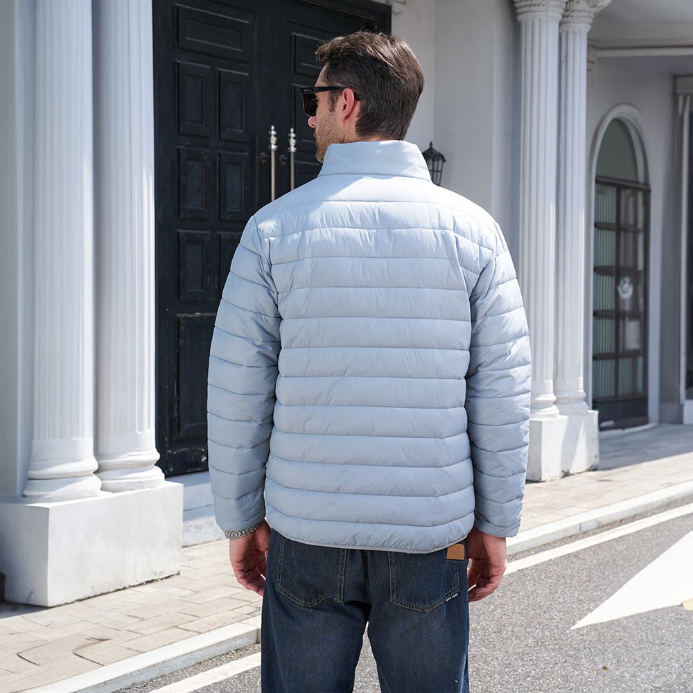 Men's Lightweight Puffer Jacket – Water-Repellent Winter Coat - MAGCOMSEN