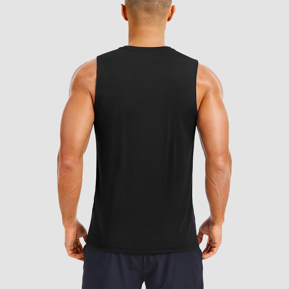 Men's Performance Muscle Tank - Quick - Dry, UV Shield for Training - MAGCOMSEN