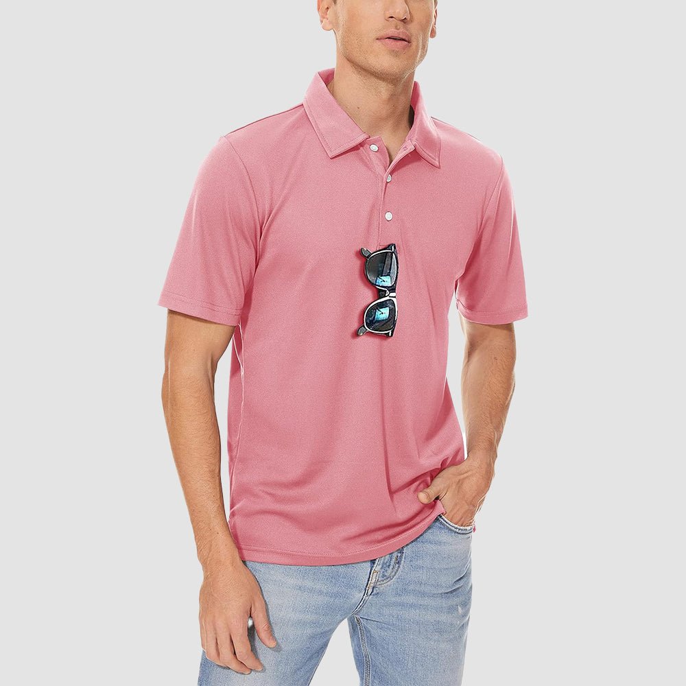 Men's Polo Quick Dry Short Sleeve Golf Polo - MAGCOMSEN