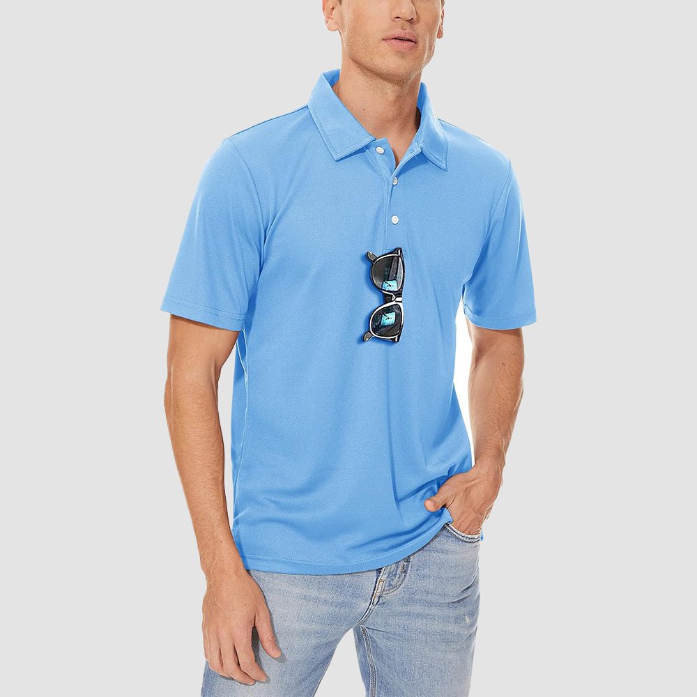 Men's Polo Quick Dry Short Sleeve Golf Polo - MAGCOMSEN