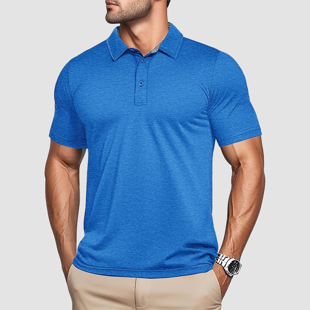 Men's Quick - Dry Performance Polo Golf Shirt - MAGCOMSEN