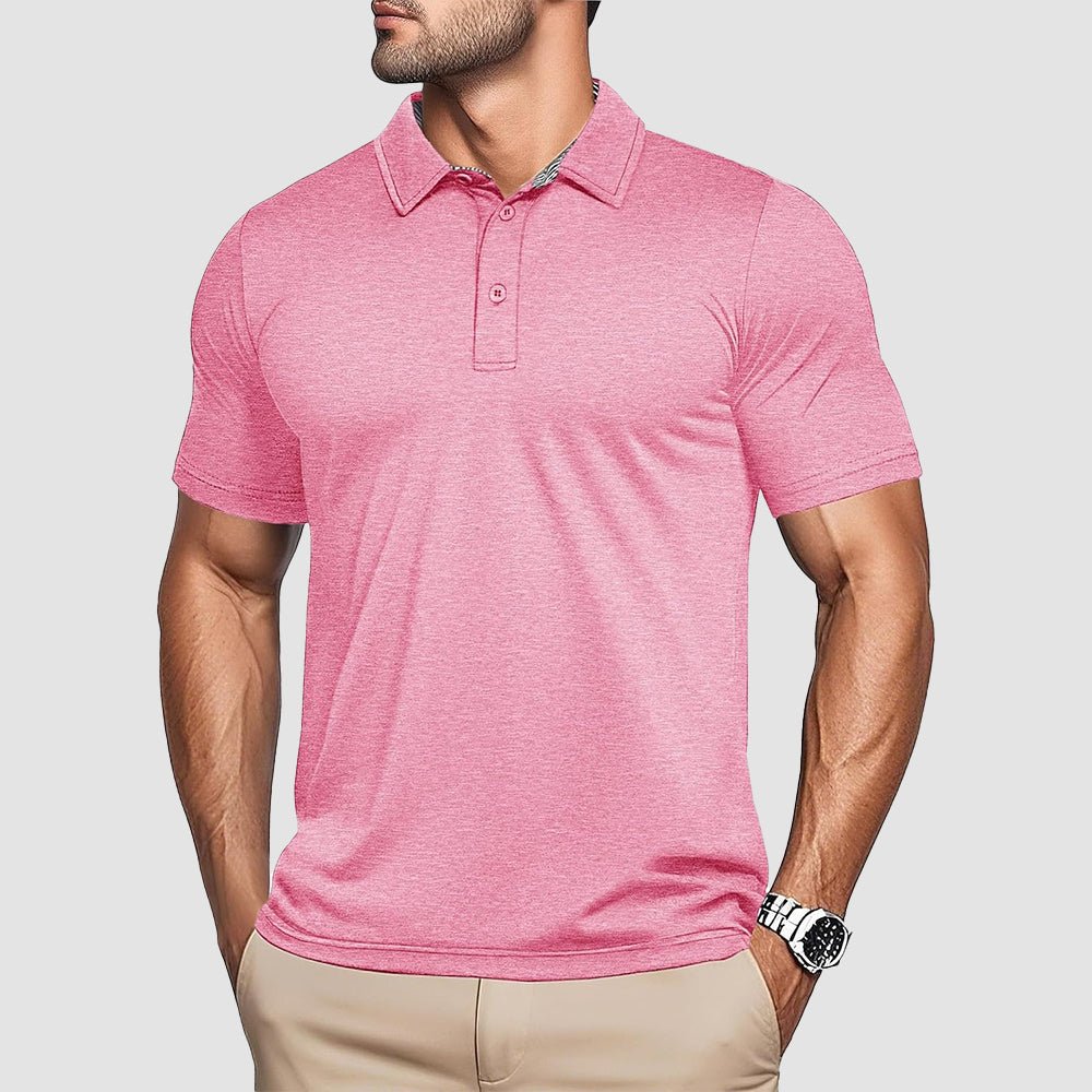 Men's Quick - Dry Performance Polo Golf Shirt - MAGCOMSEN