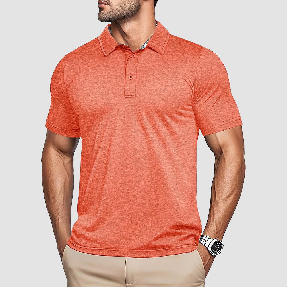 Men's Quick - Dry Performance Polo Golf Shirt - MAGCOMSEN