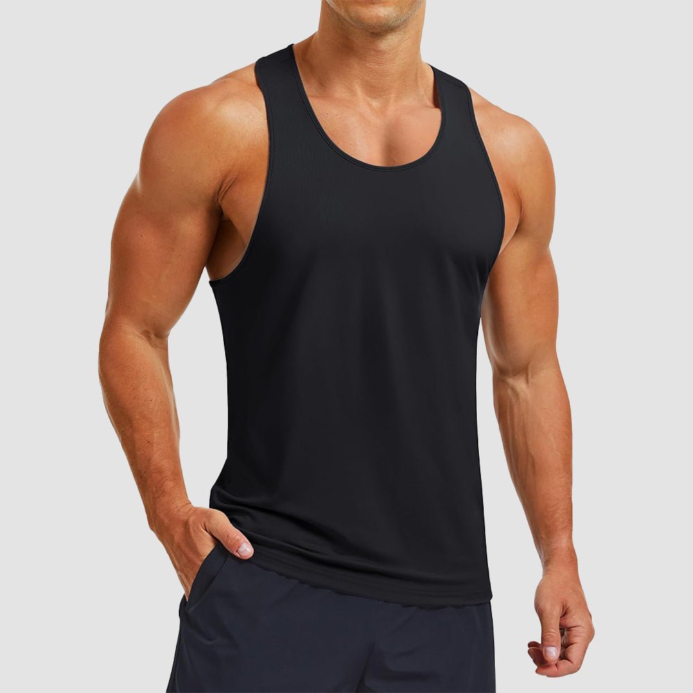 Men's Quick Dry UPF 80+ Athletic Y - Back Summer Tank - MAGCOMSEN