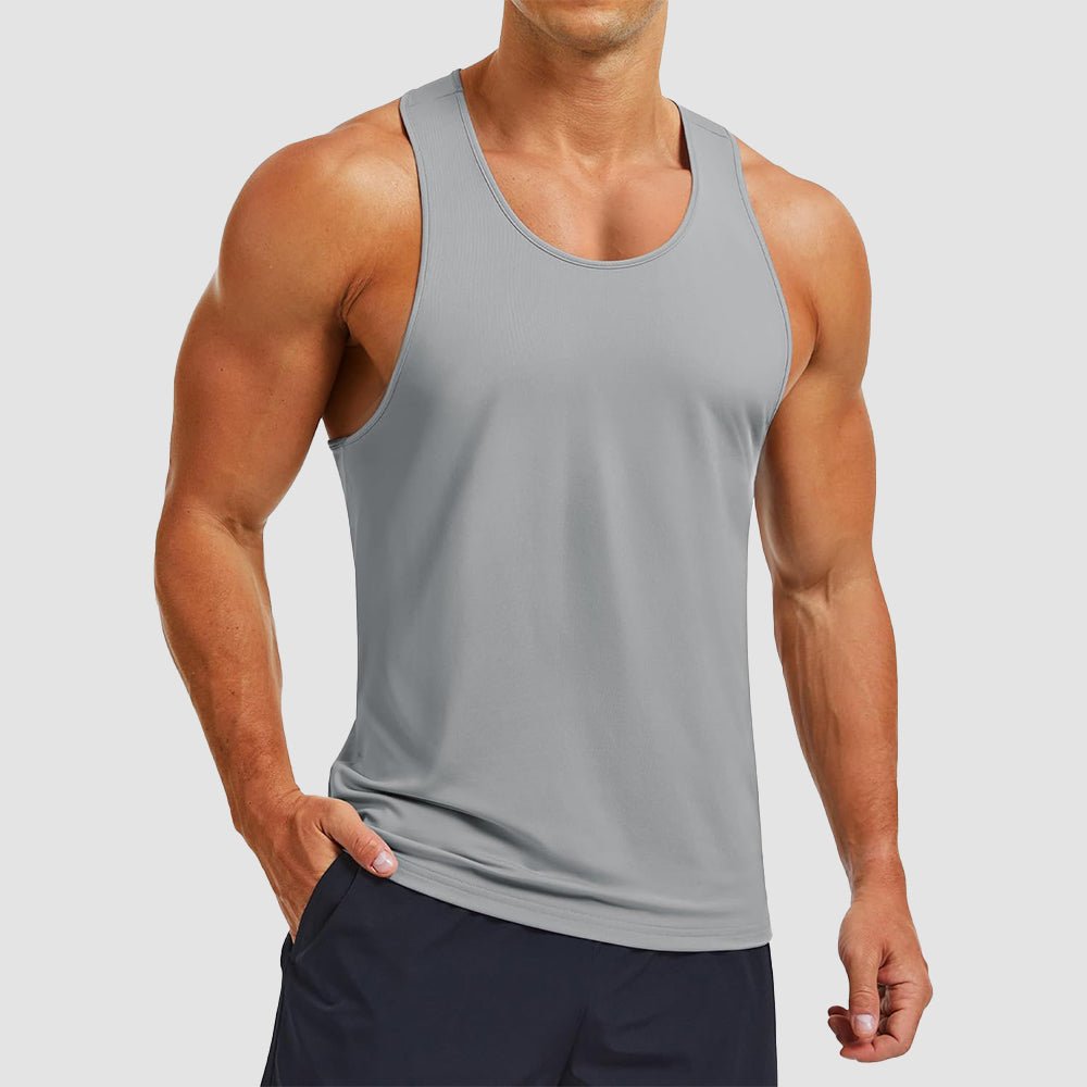 Men's Quick Dry UPF 80+ Athletic Y - Back Summer Tank - MAGCOMSEN