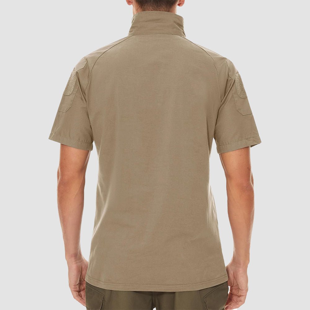 Men's Tactical 1/4 Zip Camo Shirts | Slim Fit - MAGCOMSEN