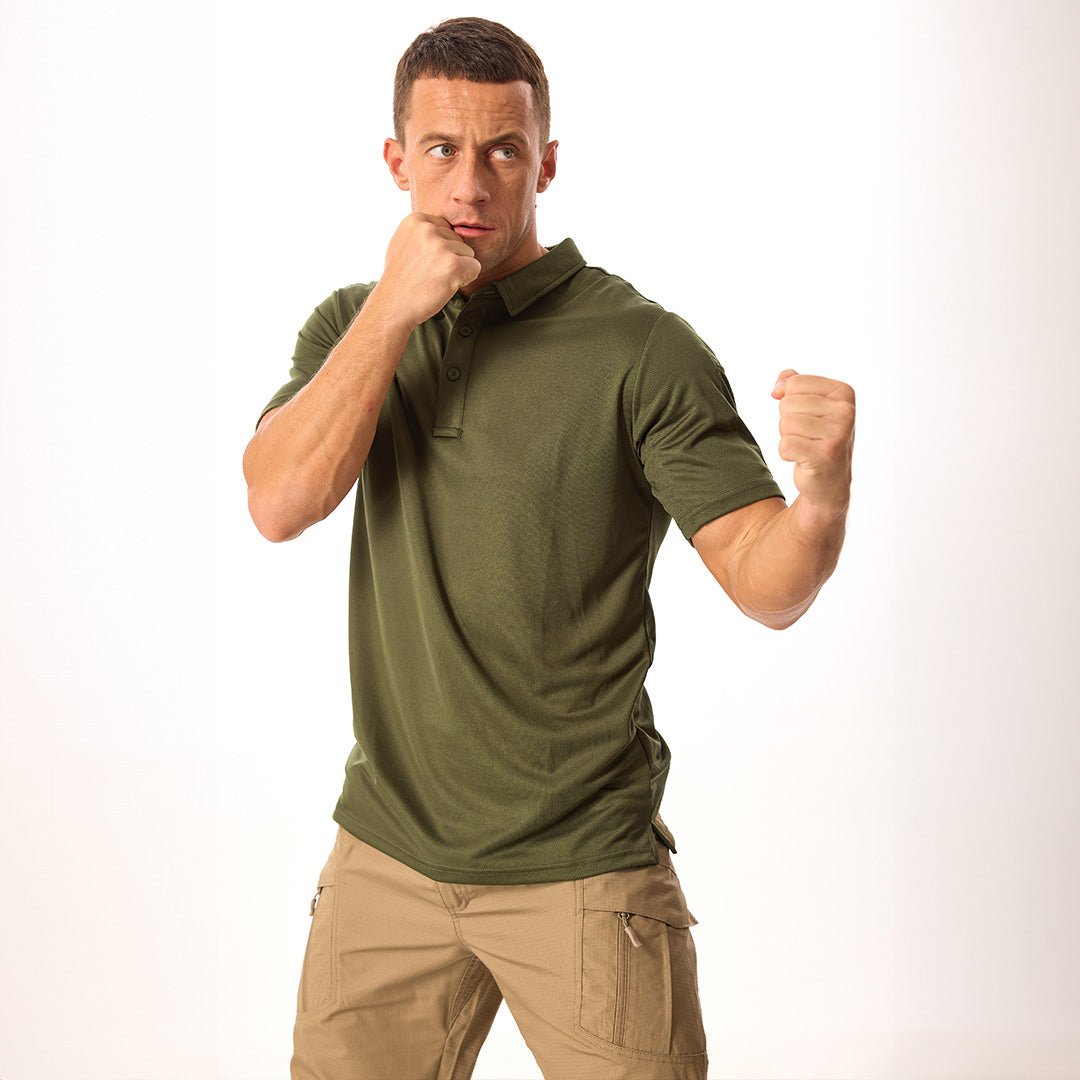Men's Tactical Polo Shirt – UPF 50+ Quick Dry Performance - MAGCOMSEN