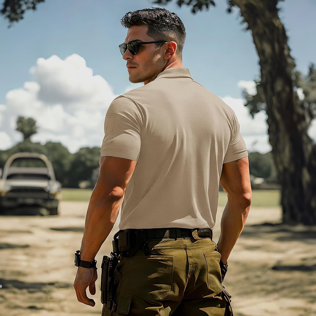 Men's Tactical Polo Shirt – UPF 50+ Quick Dry Performance - MAGCOMSEN