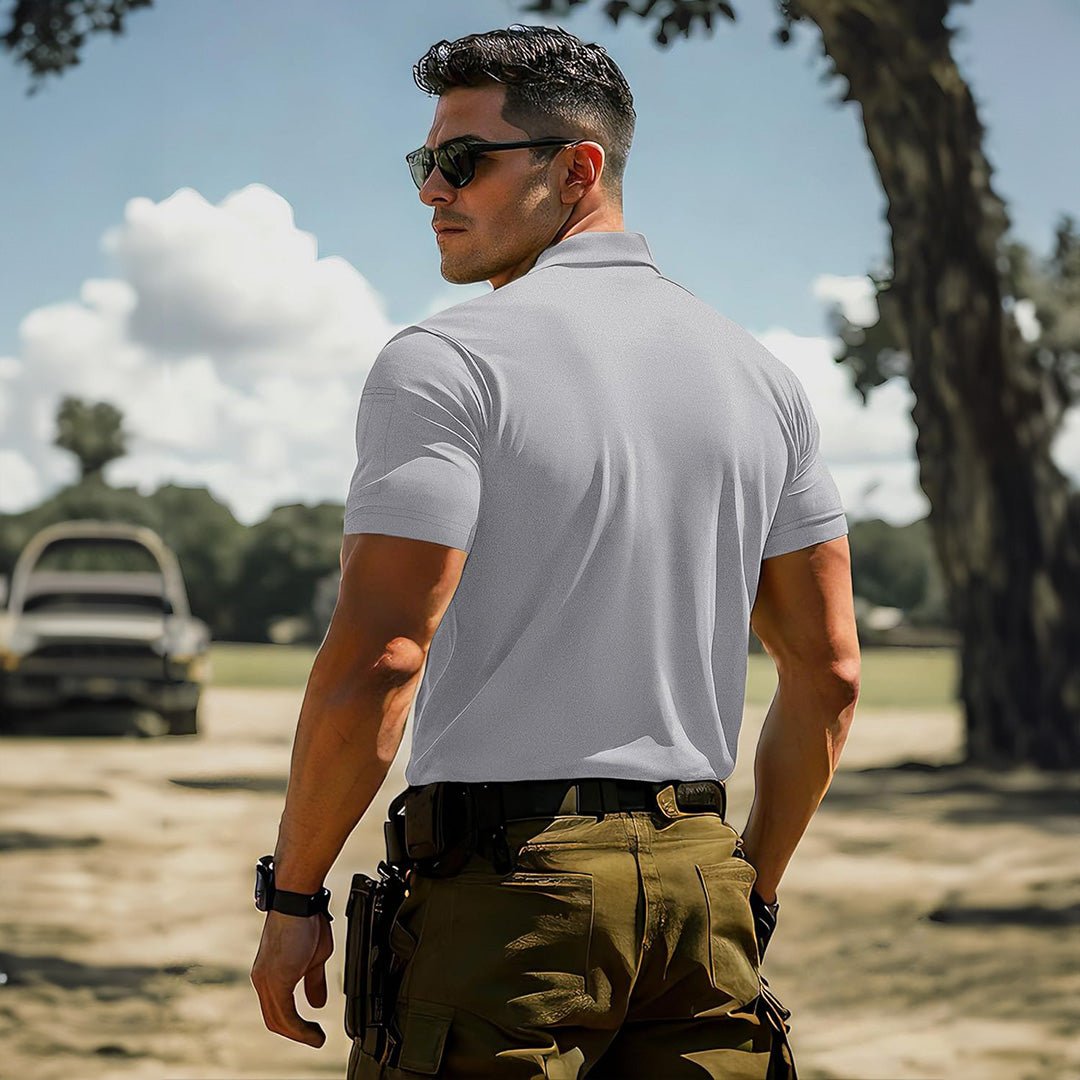 Men's Tactical Polo Shirt – UPF 50+ Quick Dry Performance - MAGCOMSEN