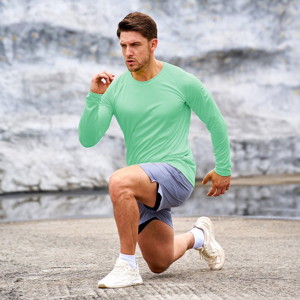 Beach Glass Men's UPF 50+ Quick Dry Shirt - Sun Protection for Hiking - MAGCOMSEN