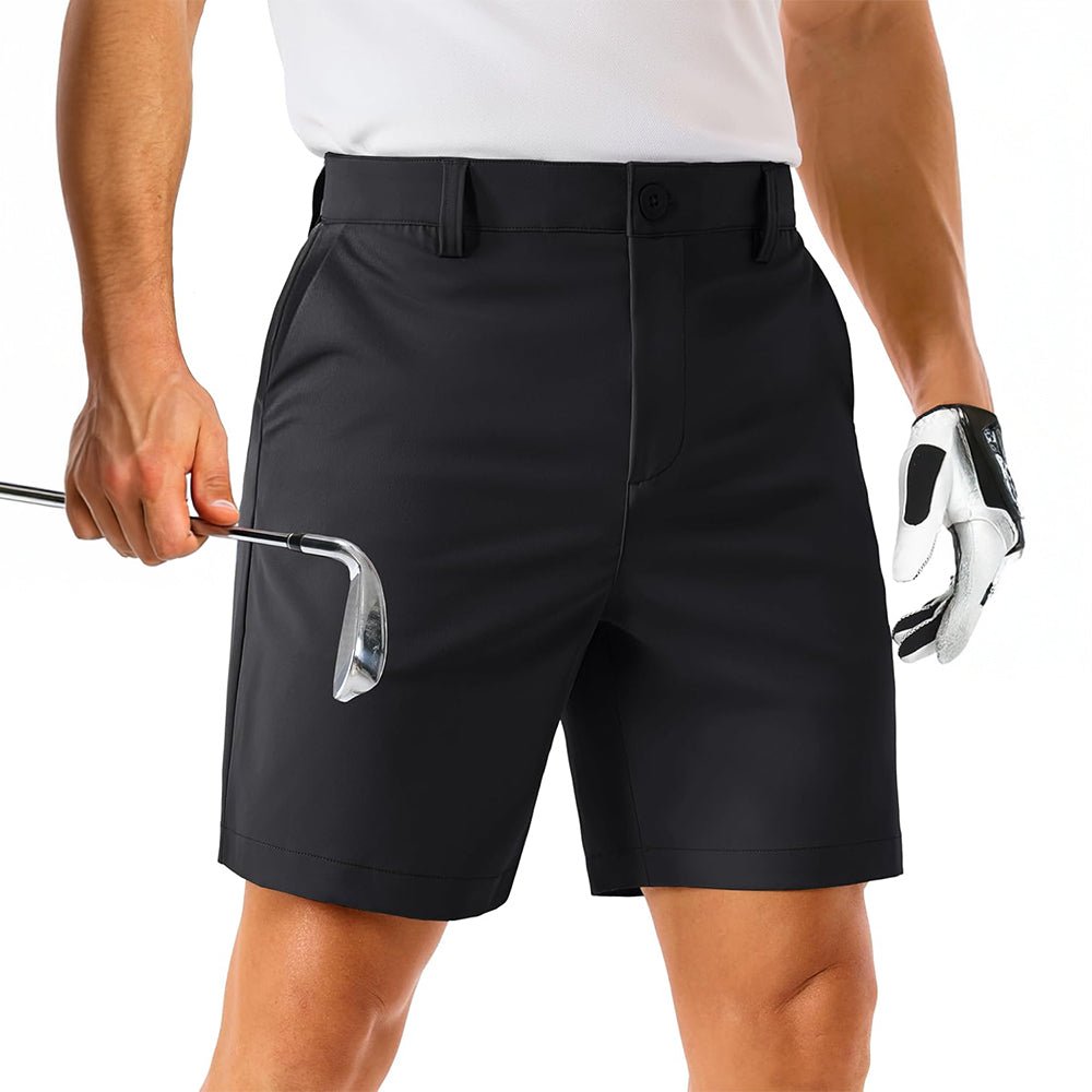 [New In] Men's Lightweight Stretch Quick Dry Golf Shorts with 6 Pockets - MAGCOMSEN