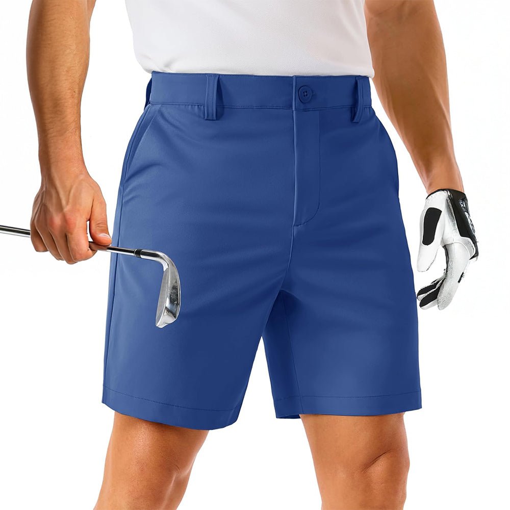 [New In] Men's Lightweight Stretch Quick Dry Golf Shorts with 6 Pockets - MAGCOMSEN