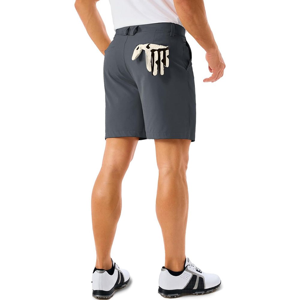 [New In] Men's Lightweight Stretch Quick Dry Golf Shorts with 6 Pockets - MAGCOMSEN