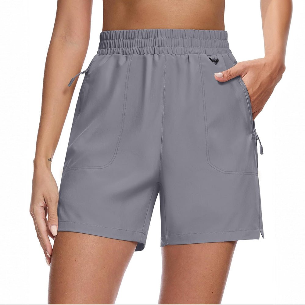 Light Grey 【New In】Women's 5' Quick Dry Hiking Shorts UPF 50+ - MAGCOMSEN