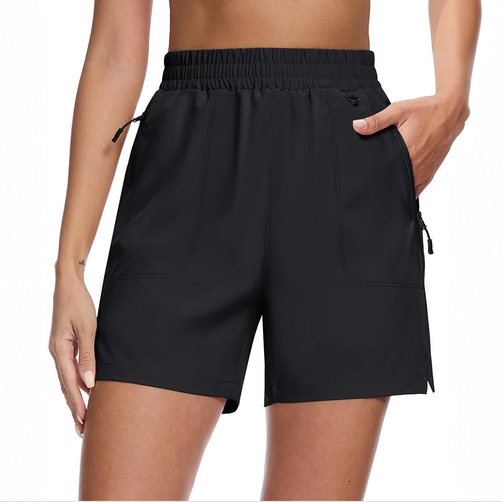 Black 【New In】Women's 5' Quick Dry Hiking Shorts UPF 50+ - MAGCOMSEN