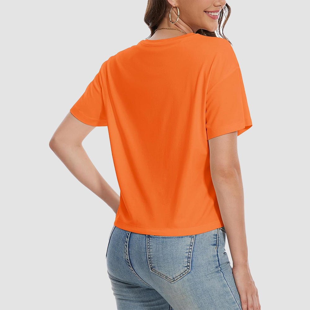 【New In】Women's Cotton UPF 50+ Summer Crop Top T-Shirt - MAGCOMSEN