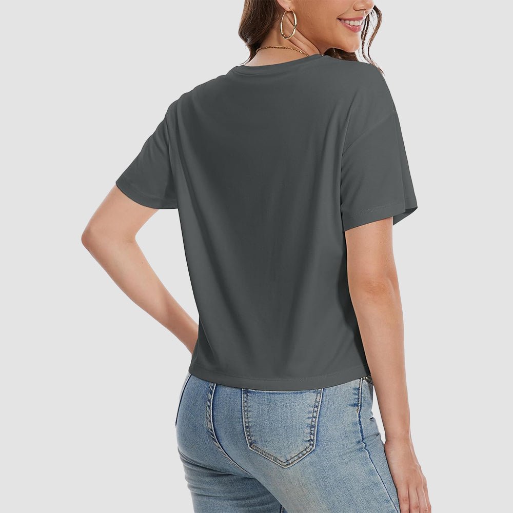 【New In】Women's Cotton UPF 50+ Summer Crop Top T-Shirt - MAGCOMSEN