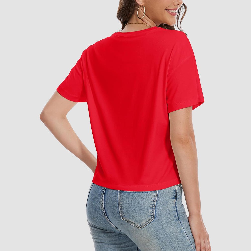【New In】Women's Cotton UPF 50+ Summer Crop Top T-Shirt - MAGCOMSEN