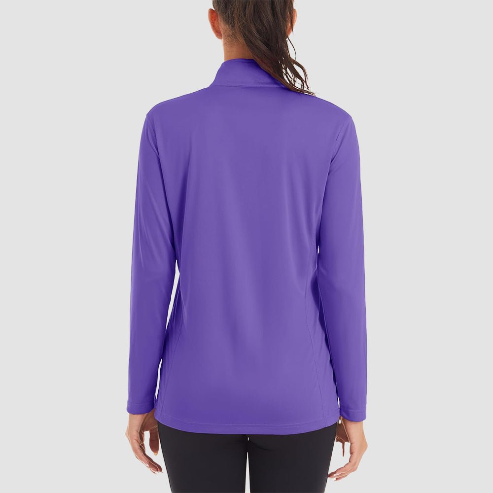 Women's Half Zip Quick Dry Shirt UPF 50+ - MAGCOMSEN