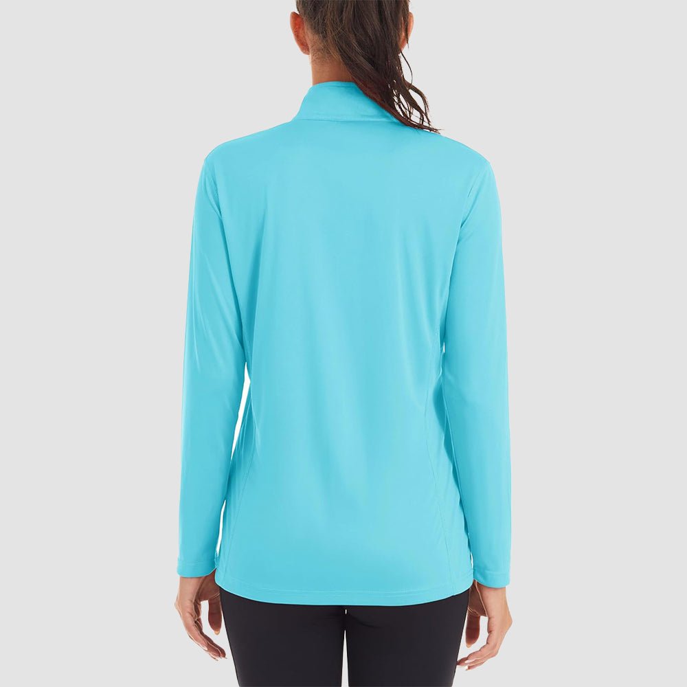 Women's Half Zip Quick Dry Shirt UPF 50+ - MAGCOMSEN