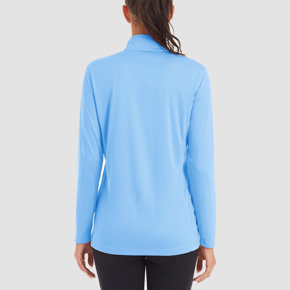 Women's Half Zip Quick Dry Shirt UPF 50+ - MAGCOMSEN