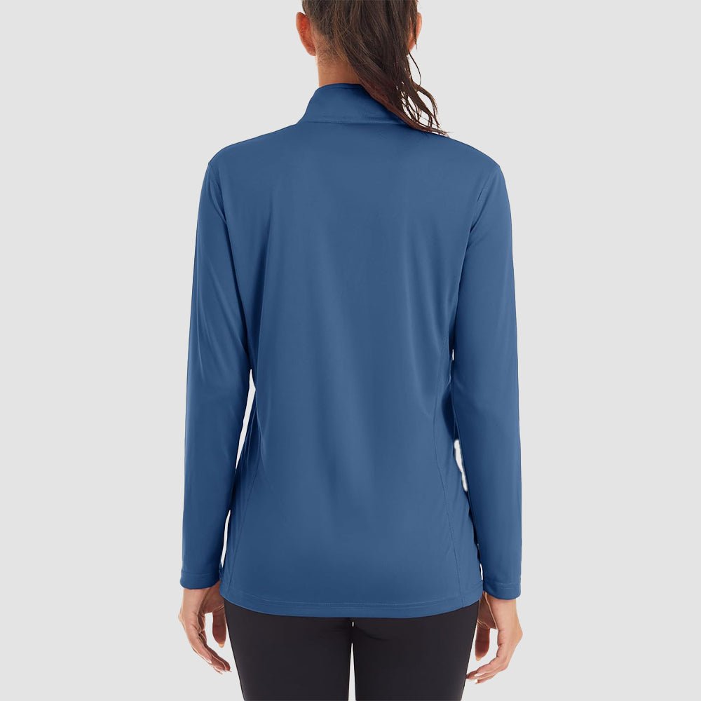 Women's Half Zip Quick Dry Shirt UPF 50+ - MAGCOMSEN