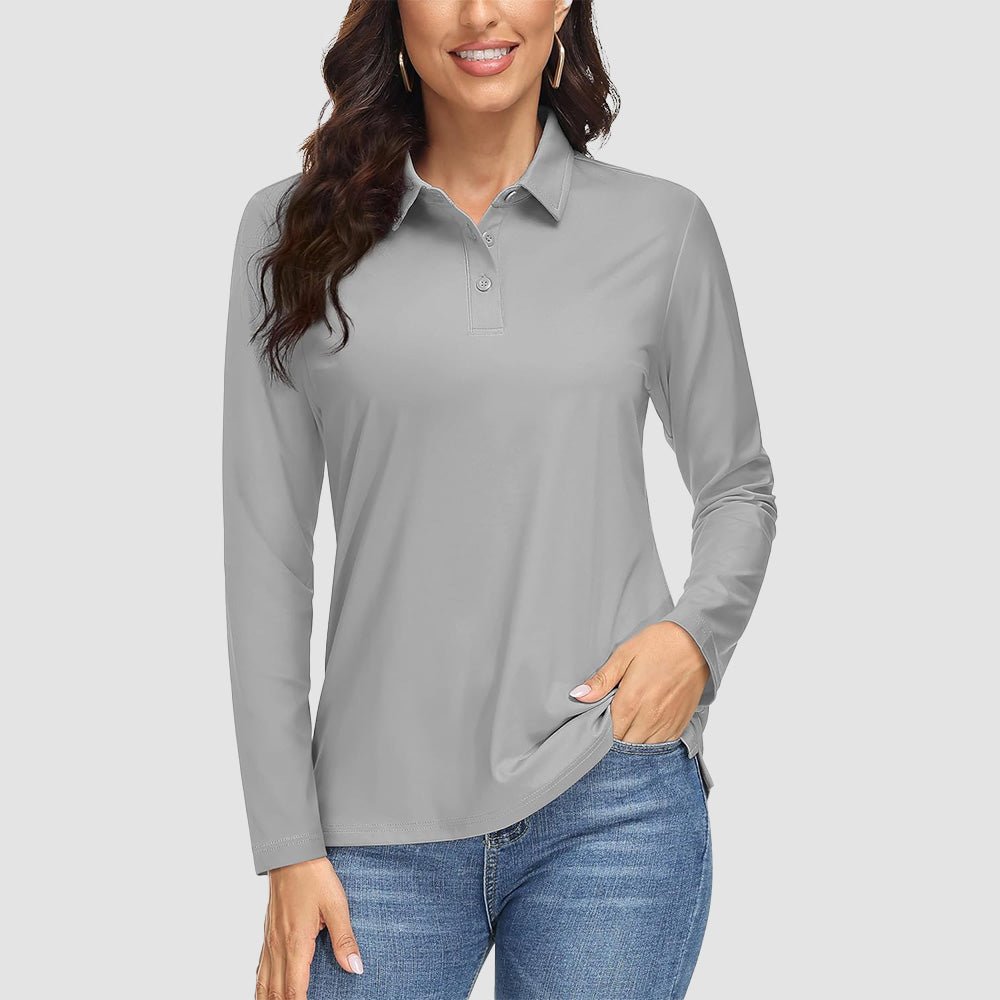 Women's UPF 50+ Long Sleeve Golf Shirts - MAGCOMSEN