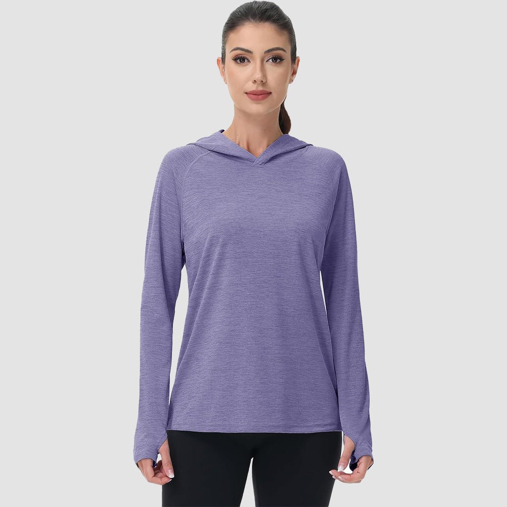 Women's Mint Hoodie UPF 50+ Sun Protection Shirt with Thumb Hole - MAGCOMSEN