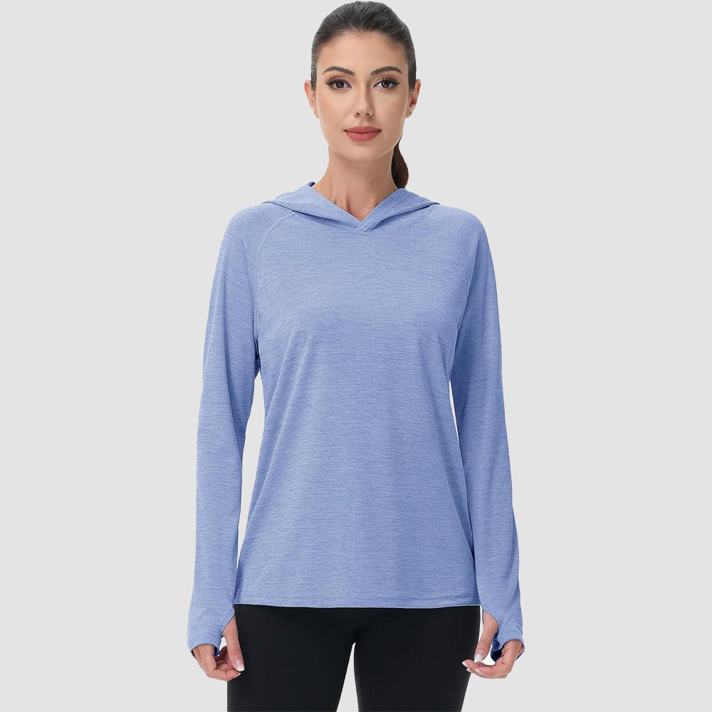 Women's Mint Hoodie UPF 50+ Sun Protection Shirt with Thumb Hole - MAGCOMSEN