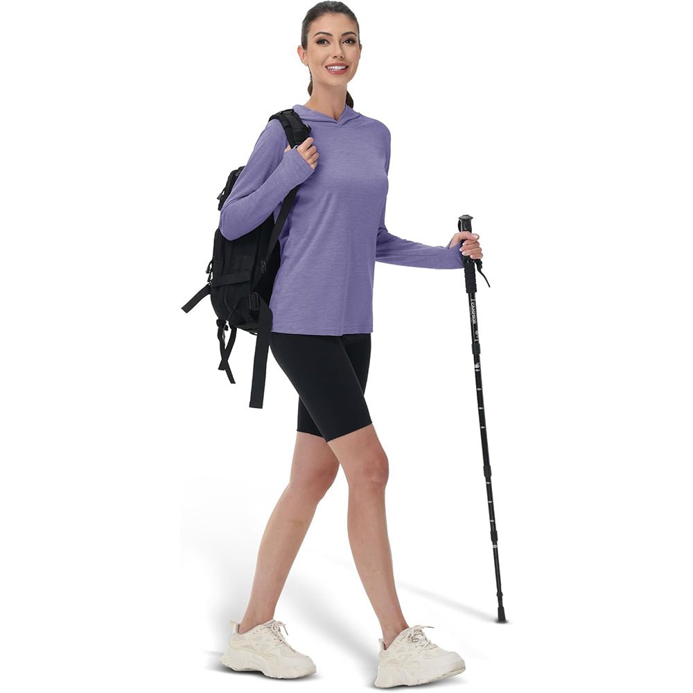 Women's Mint Hoodie UPF 50+ Sun Protection Shirt with Thumb Hole - MAGCOMSEN