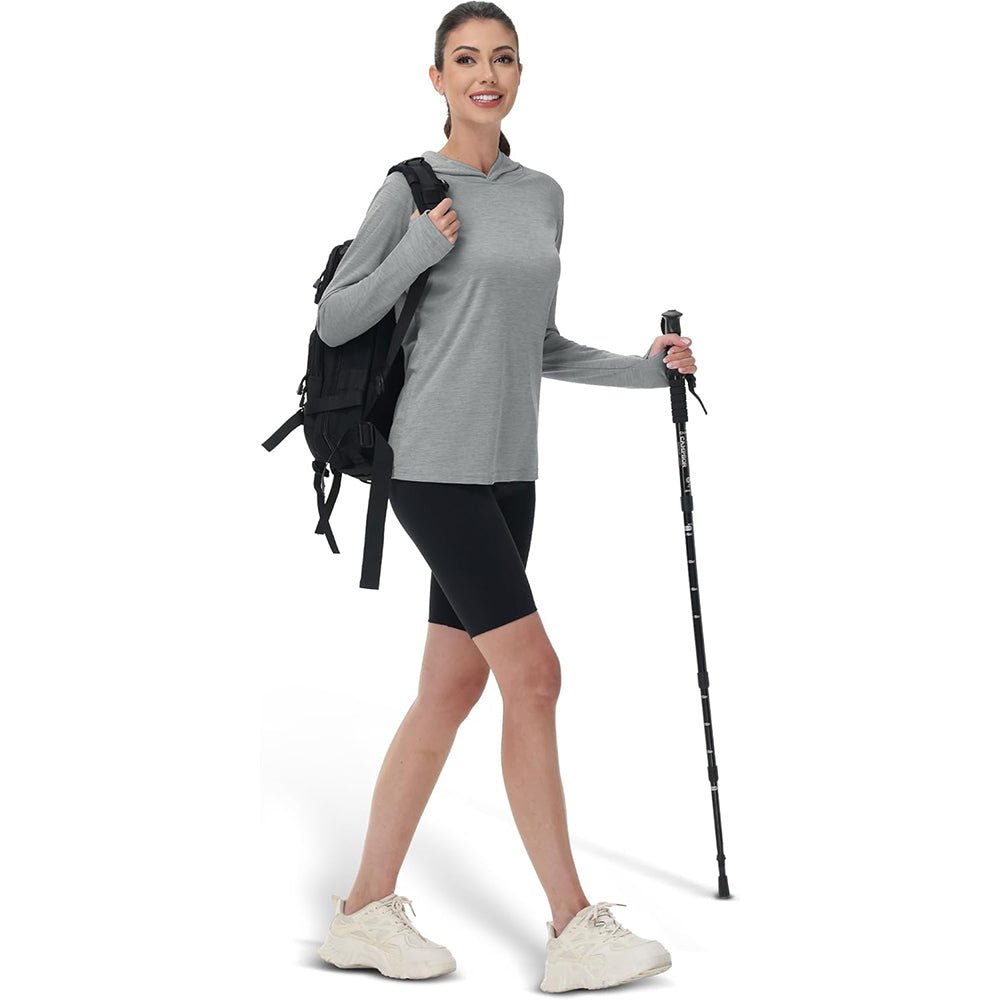 Women's Mint Hoodie UPF 50+ Sun Protection Shirt with Thumb Hole - MAGCOMSEN