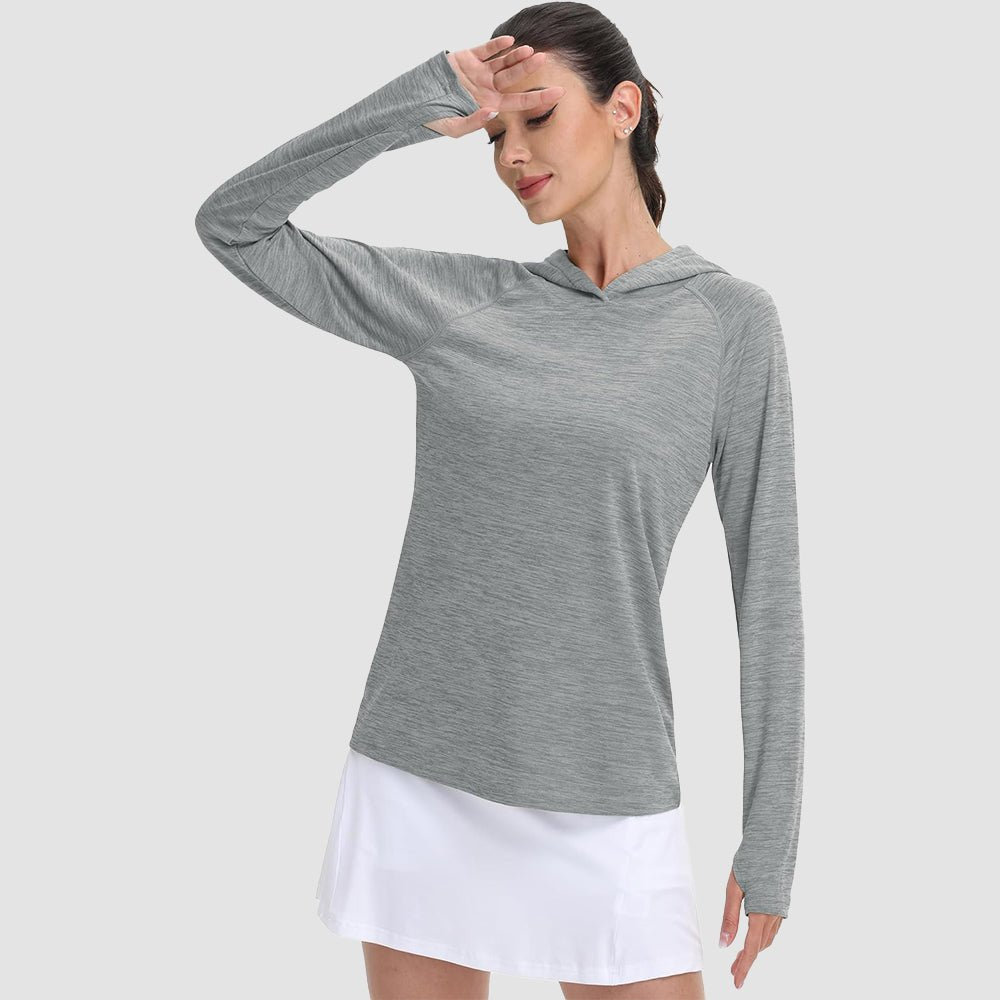 Women's Mint Hoodie UPF 50+ Sun Protection Shirt with Thumb Hole - MAGCOMSEN