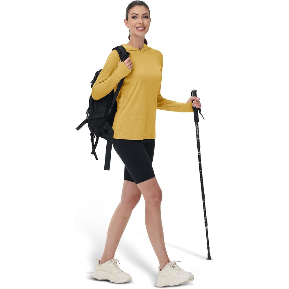 Women's Mint Hoodie UPF 50+ Sun Protection Shirt with Thumb Hole - MAGCOMSEN