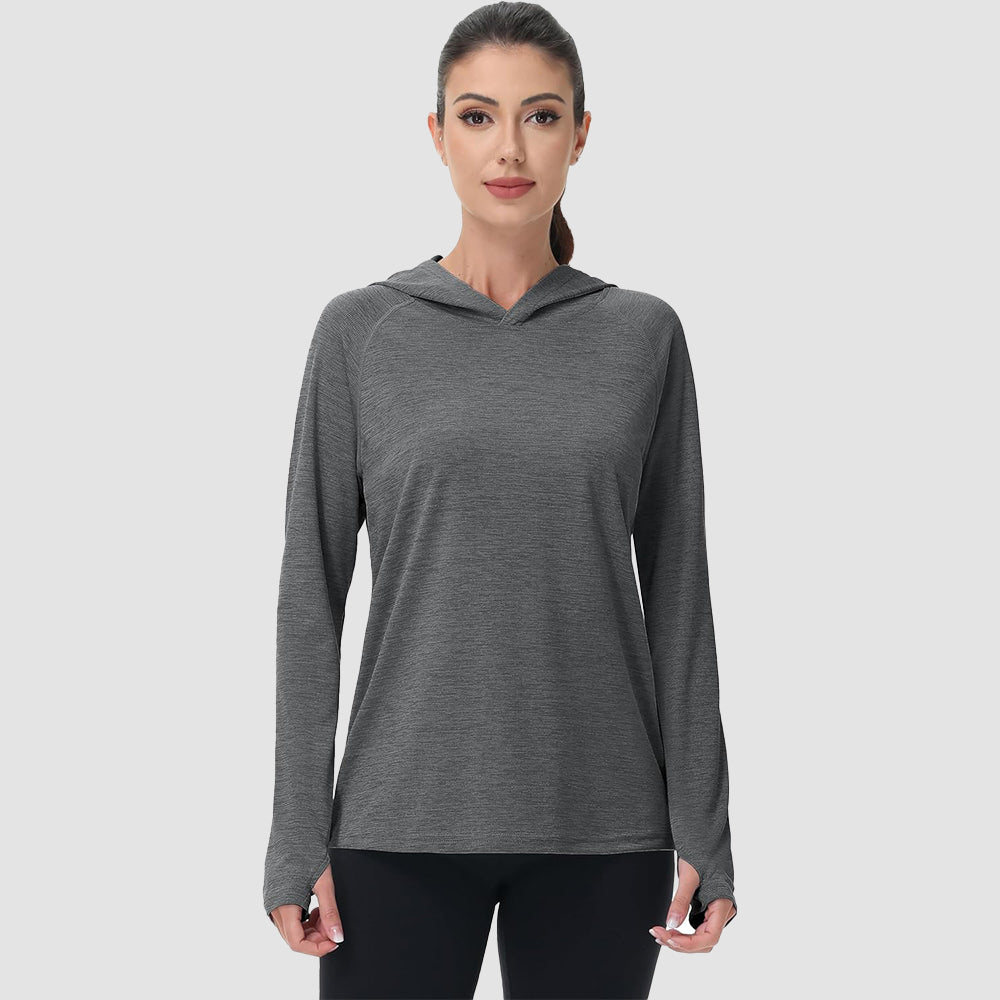 Women's Mint Hoodie UPF 50+ Sun Protection Shirt with Thumb Hole - MAGCOMSEN