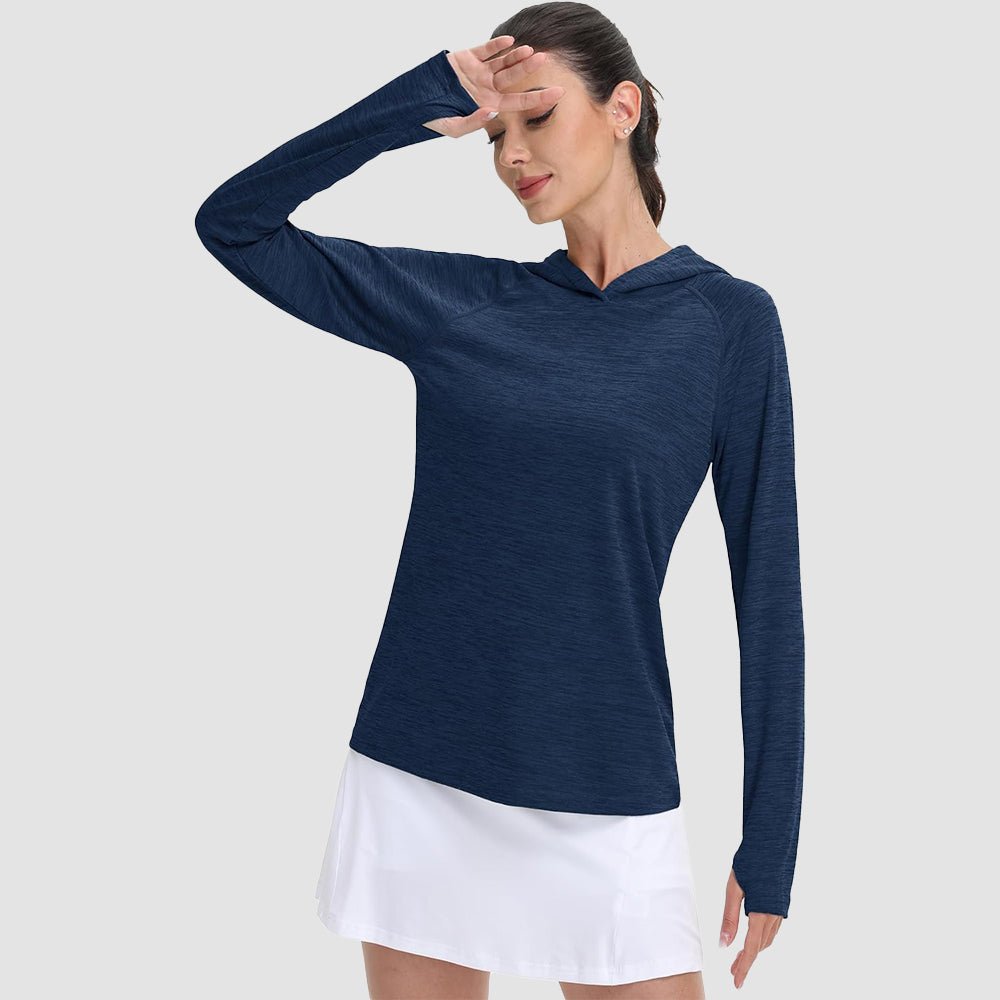 Women's Mint Hoodie UPF 50+ Sun Protection Shirt with Thumb Hole - MAGCOMSEN