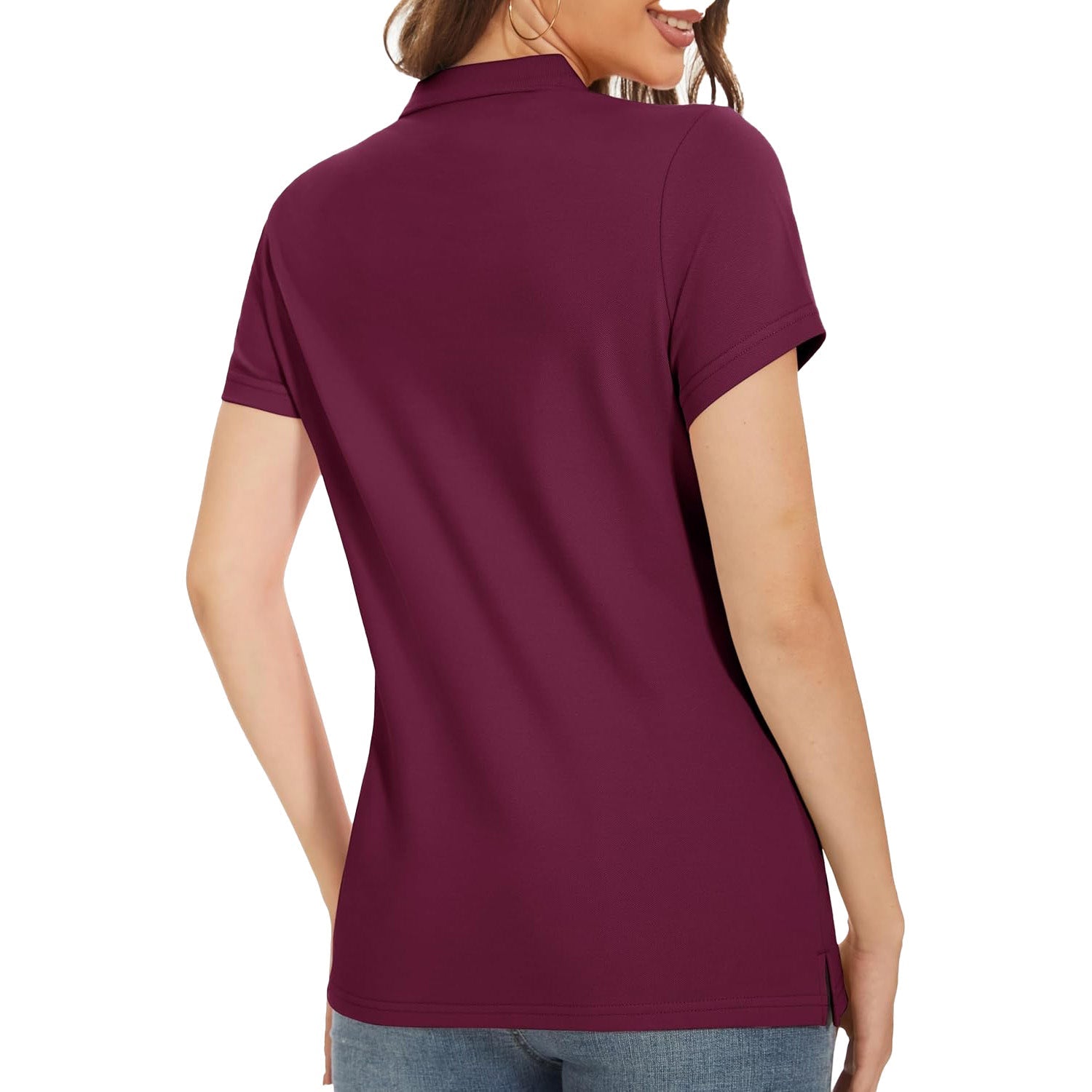 Women's Polo Shirt Cotton Summer Uniform - MAGCOMSEN