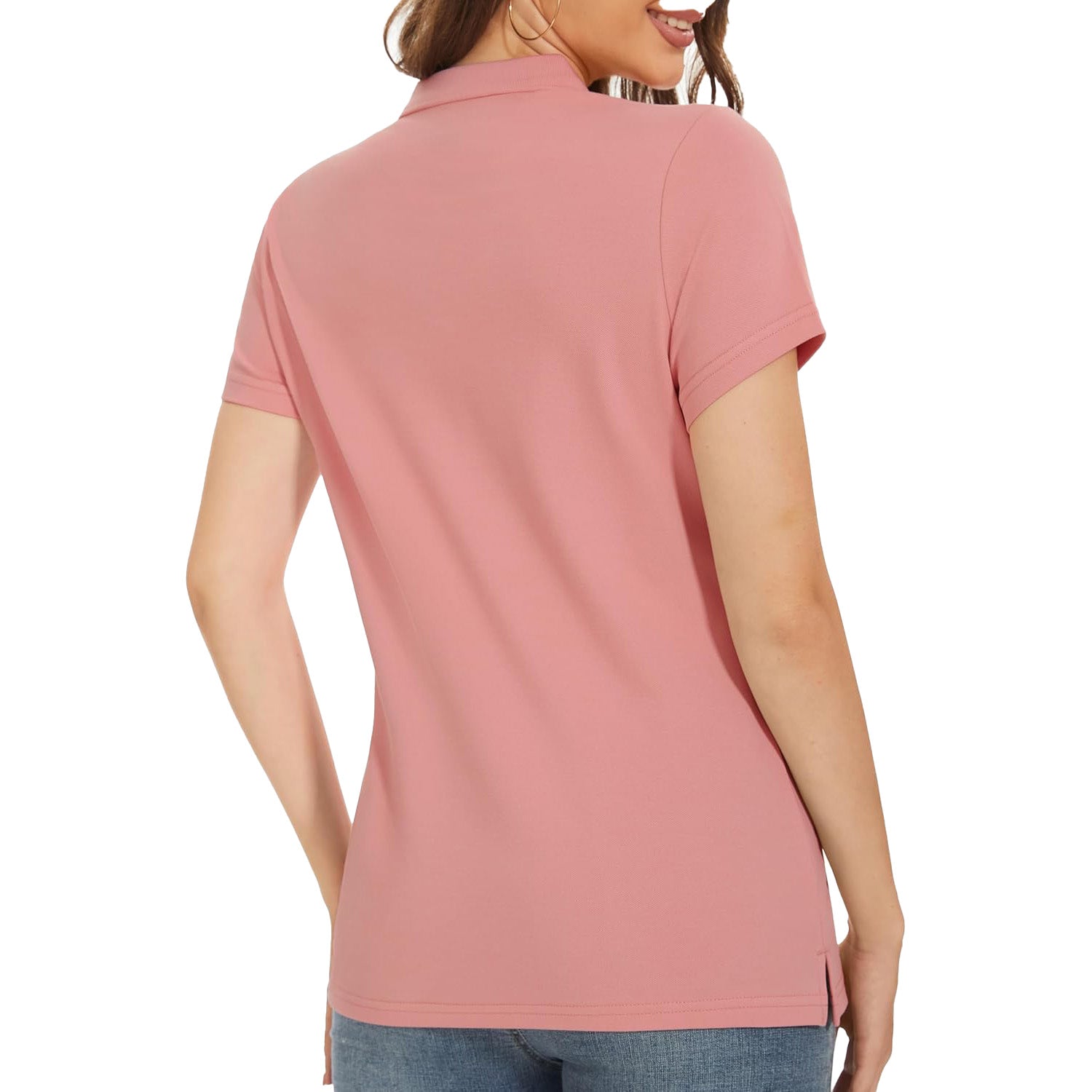 Women's Polo Shirt Cotton Summer Uniform - MAGCOMSEN