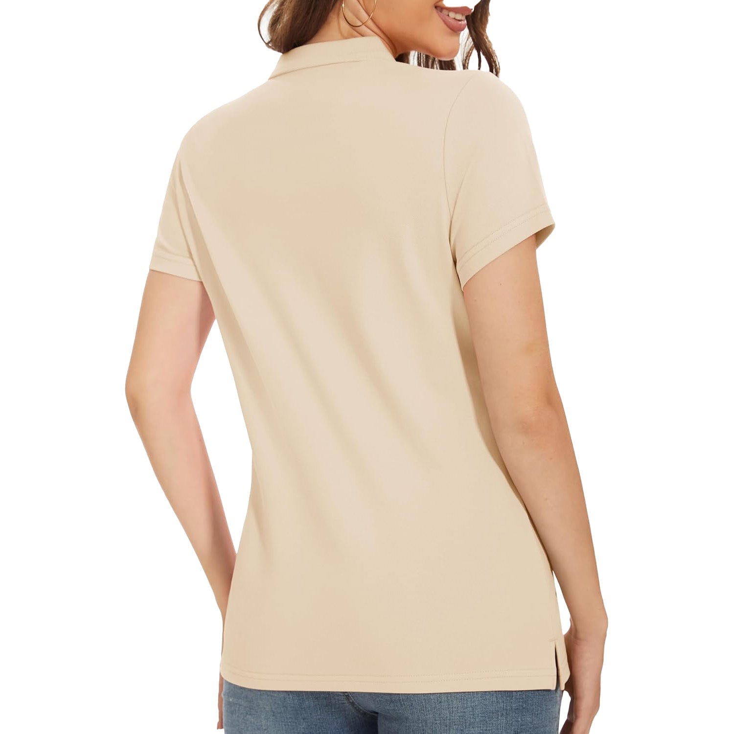 Women's Polo Shirt Cotton Summer Uniform - MAGCOMSEN