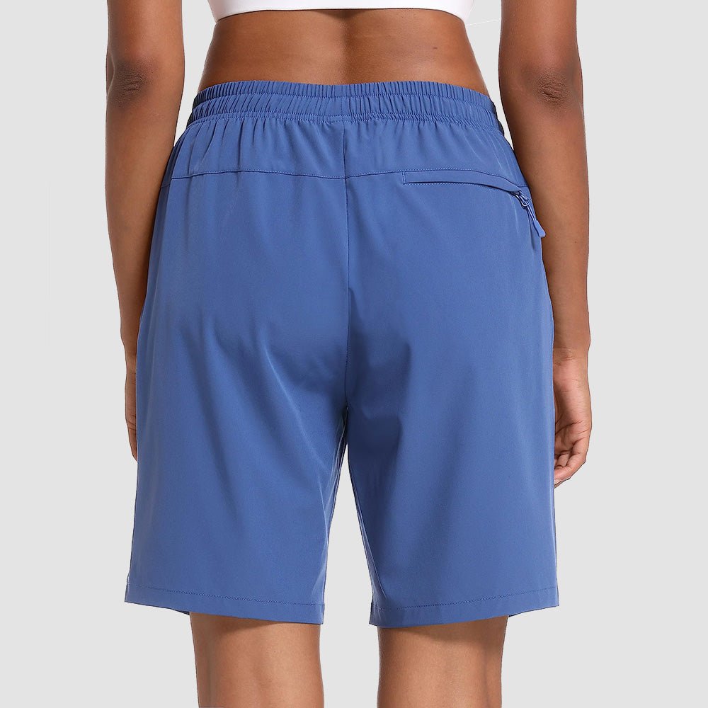 Blue Grey Women's Waterproof Sunprotection Lightweight Quick - Dry Hiking Shorts with 3 Pockets - MAGCOMSEN