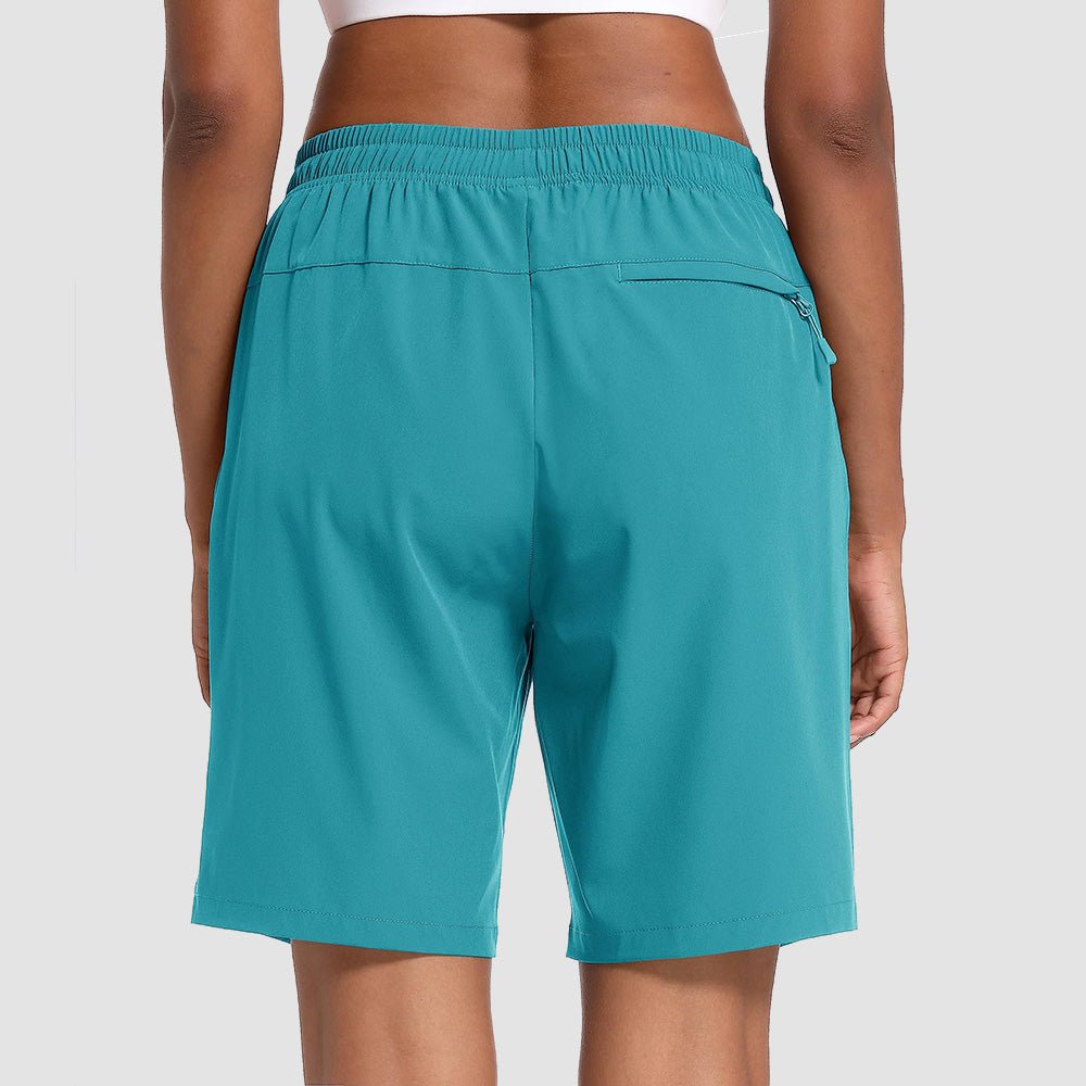 Lake Blue Women's Waterproof Sunprotection Lightweight Quick - Dry Hiking Shorts with 3 Pockets - MAGCOMSEN