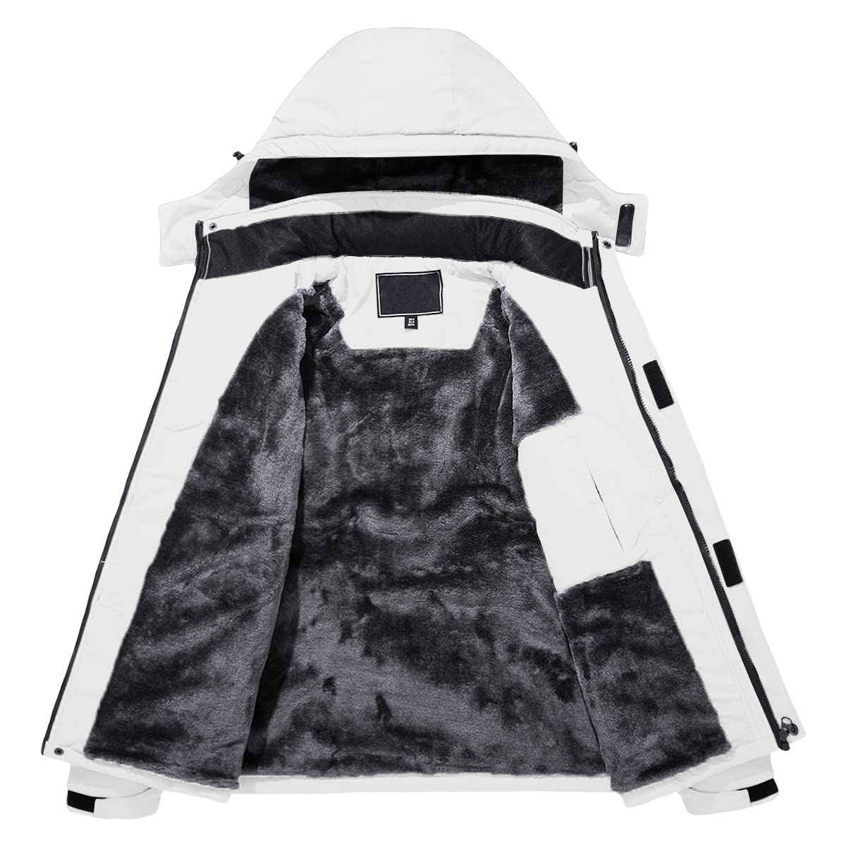 Men's Water-Repellent Winter Ski Jacket with Fleece Lining - MAGCOMSEN